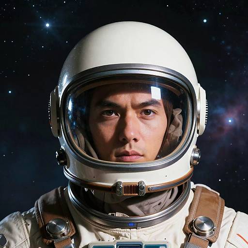 Retro-Modern Space Pilot Portrait