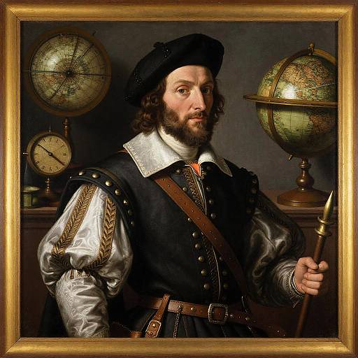 Renaissance Portrait of Explorer Vespucci