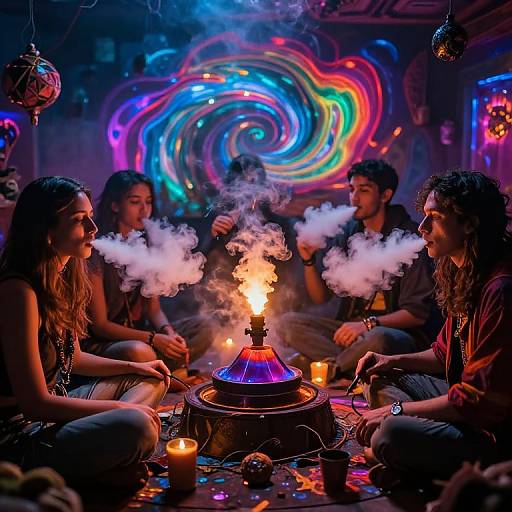 Psychedelic Ritual with DMT Vaping