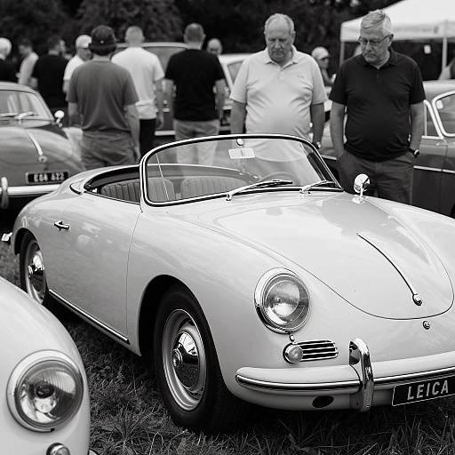 Classic Porsche 356 Spyder at Vintage Car Show