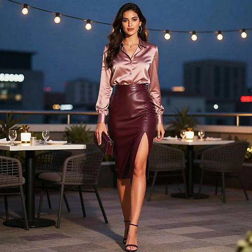 Elegant Rooftop Chic Fashion Look