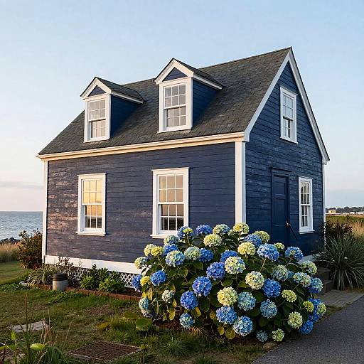 Coastal Blue Cape Cod House