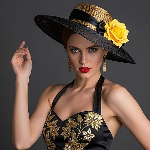 Elegant Portrait of a Stylish Woman