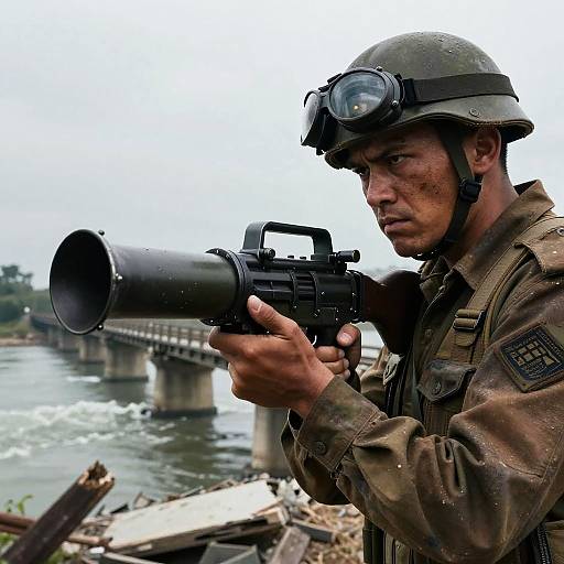 Post-War Militia Leader Close-Up