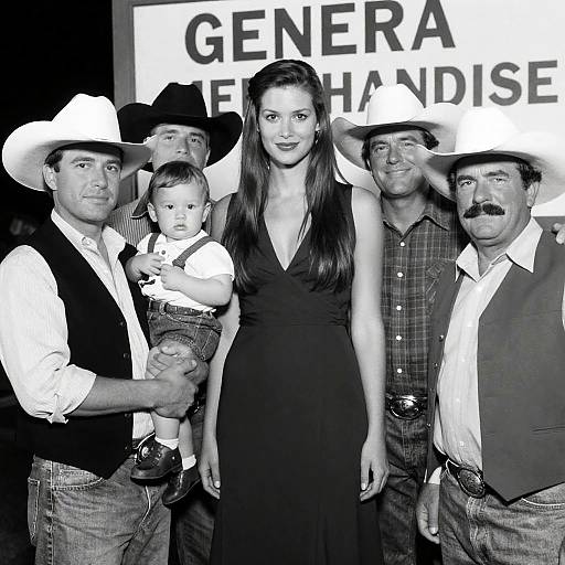 Film Premiere in Black and White