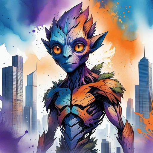 Humanoid Tree Creature in Urban Fantasy