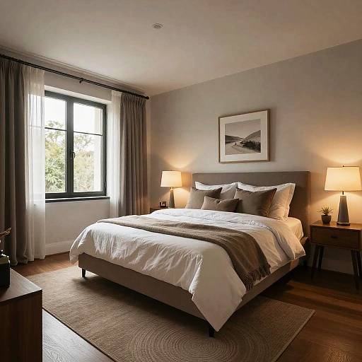 Modern Minimalist Bedroom Interior