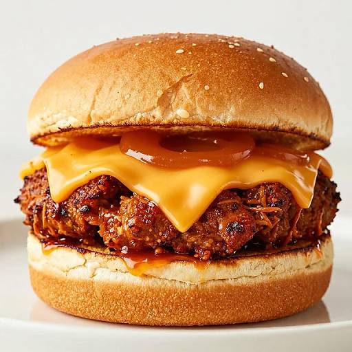 Spicy Chorizo Burger with Pimento Cheese