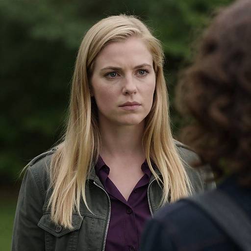 Intense Focus: Woman in Nature