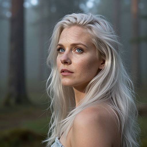Enchanting Nordic Woman Portrait