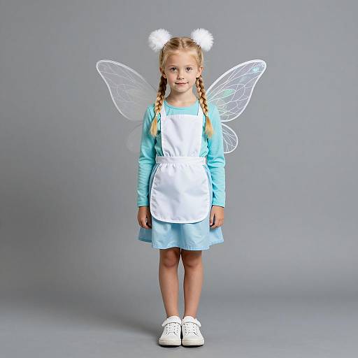 Little Girl in Tooth Fairy Costume