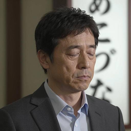 Moody Portrait of a Middle-Aged Man