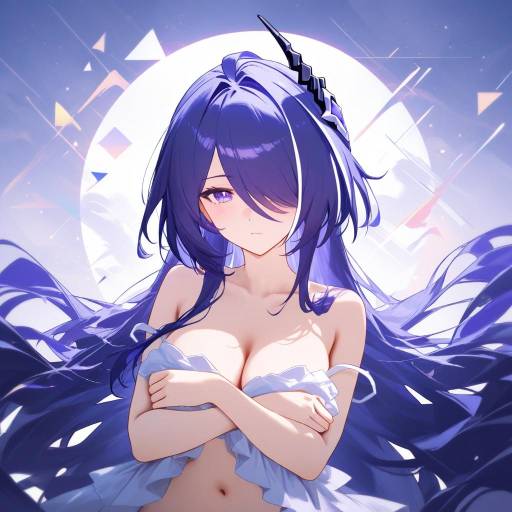 Enchanting Acheron Honkai Character Portrait