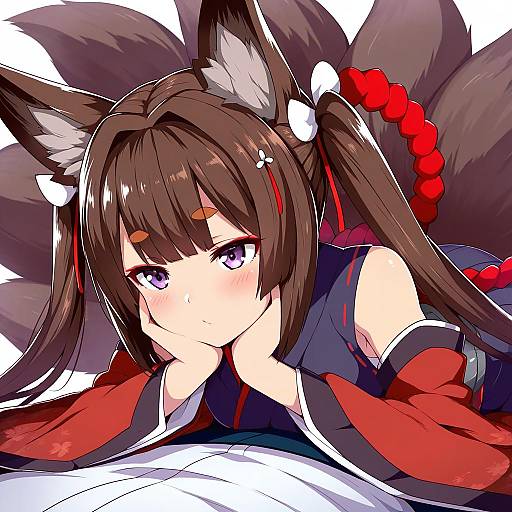 Illustration of Amagi-chan (azur lane), azur lane in the style of Mazjojo