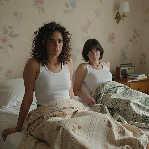 Intimate Moment Between Two Women