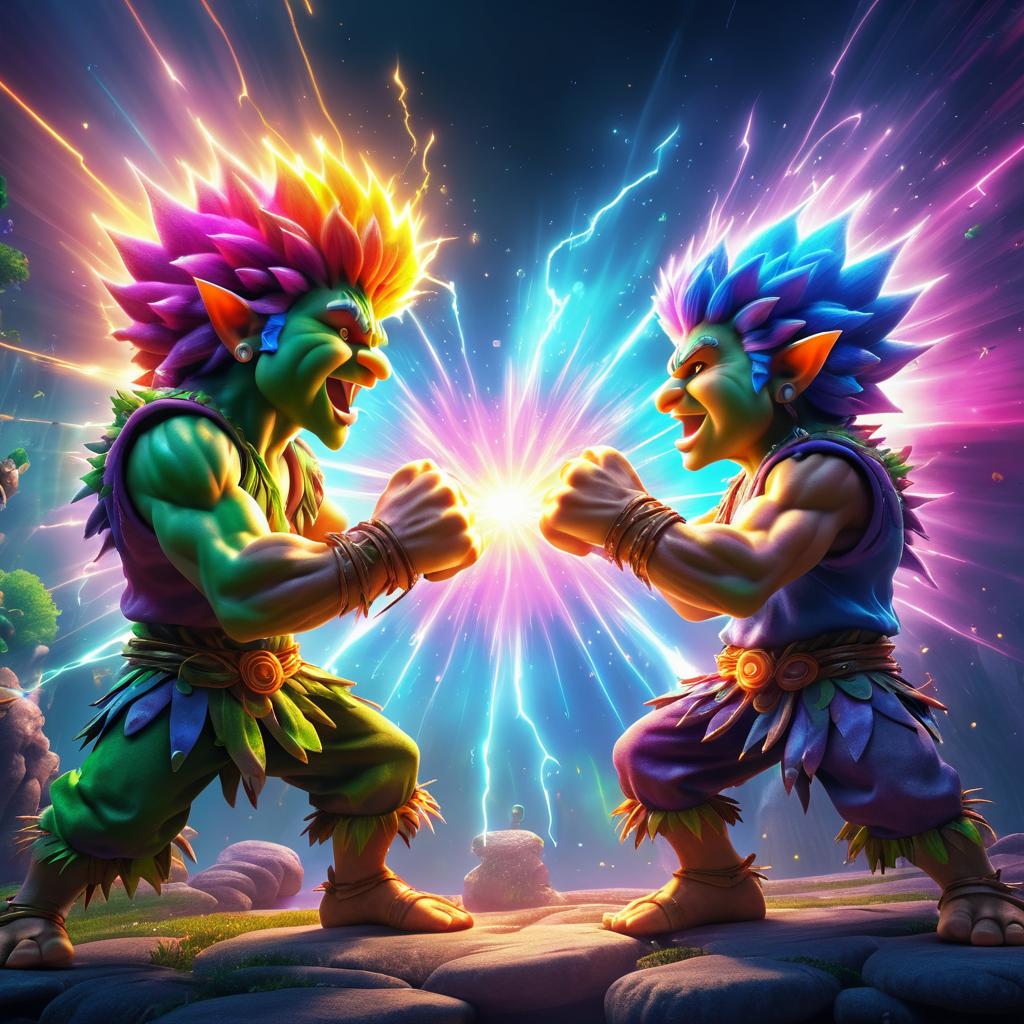 Fairy vs Troll: Epic Clash of Energy