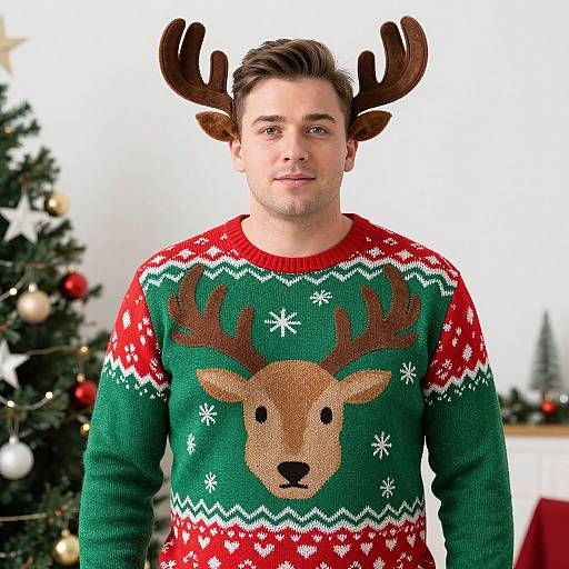 Plus Size Christmas Sweater Costume