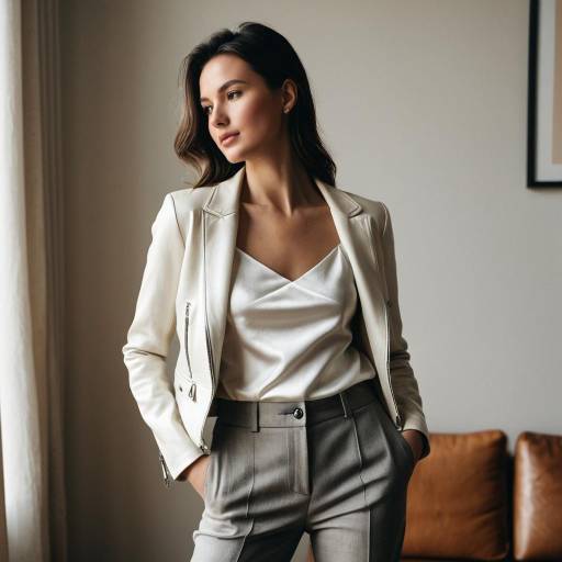 Elegant Indoor Fashion Portrait