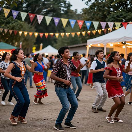 Diverse Outdoor Festival Celebration