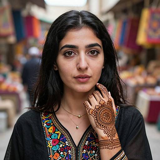 Photorealistic Middle Eastern Woman Portrait