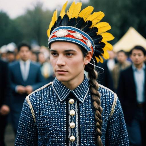 Solo Male Parade Costume with Headdress