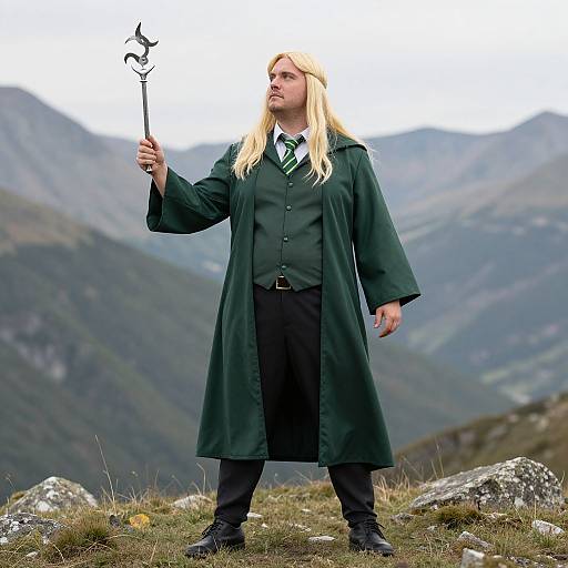 Plus Size McGonagall Costume Outdoors