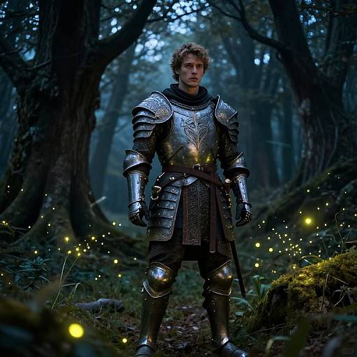 Sebastian in Mystical Twilight Forest