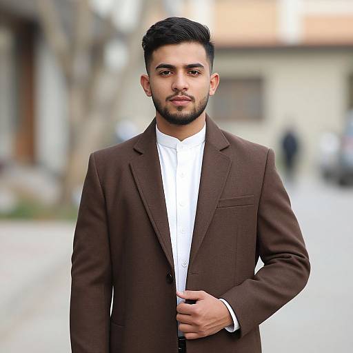 Muslim Man in Traditional Costume