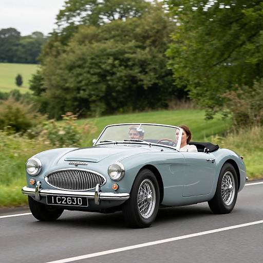 Classic Austin Healey 3000 Convertible Ride