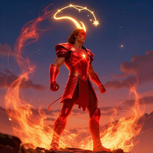 Aries Hero in Modern Olympus