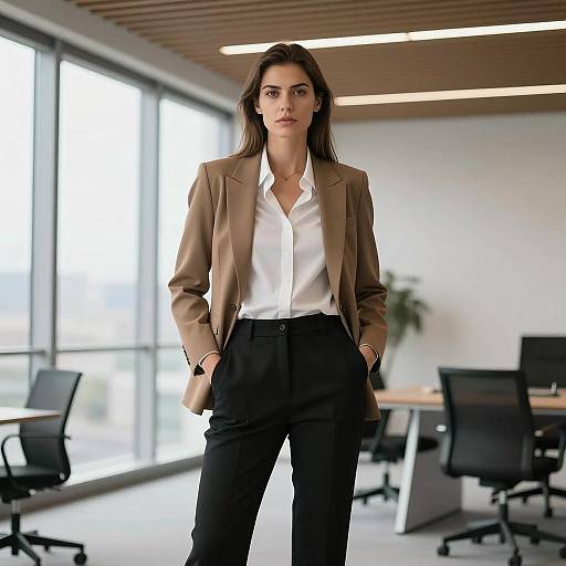 Confident Businesswoman in Modern Office
