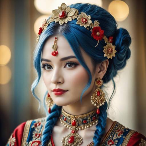 Regal Portrait of an Elegant Woman