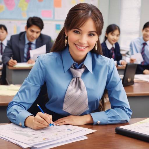 Charming Office Scene with Young Professionals
