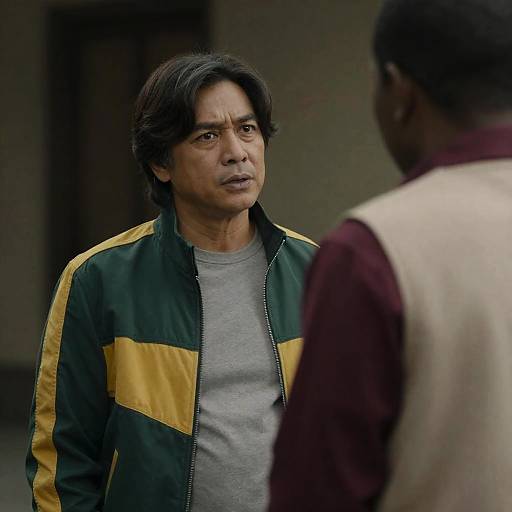 Focused Encounter in Dim Lighting