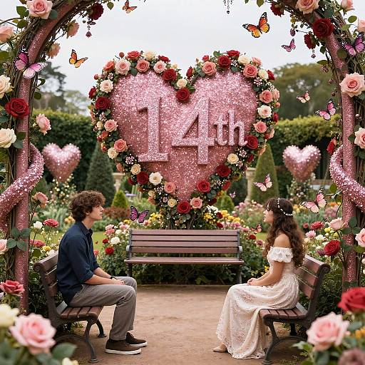 Enchanted Valentine's Garden Romance