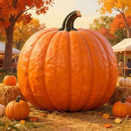 Colossal Pumpkin at Autumn Festival