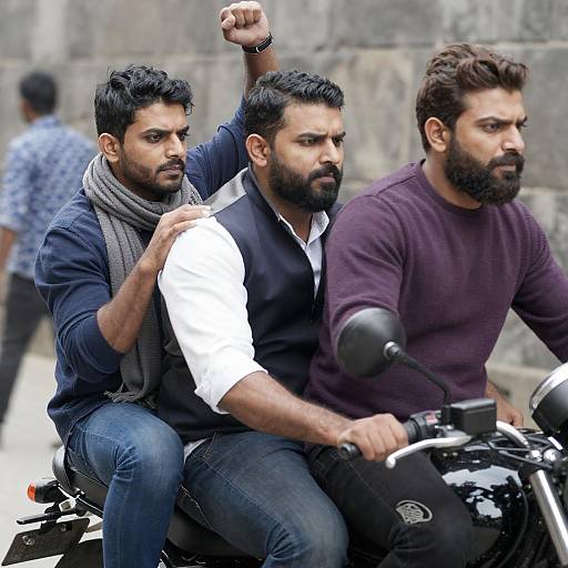 Three Men on a Motorcycle Adventure