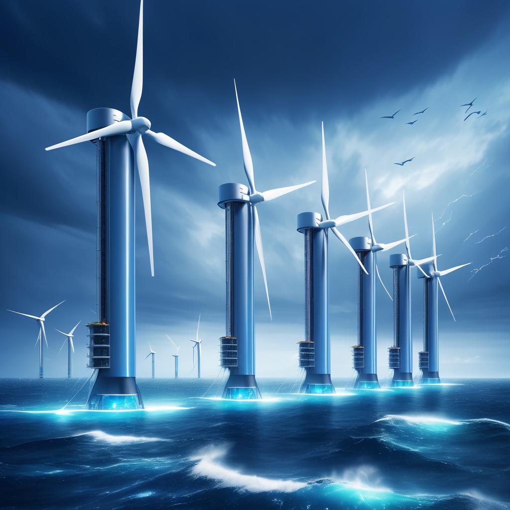 Futuristic Offshore Wind Farm Design