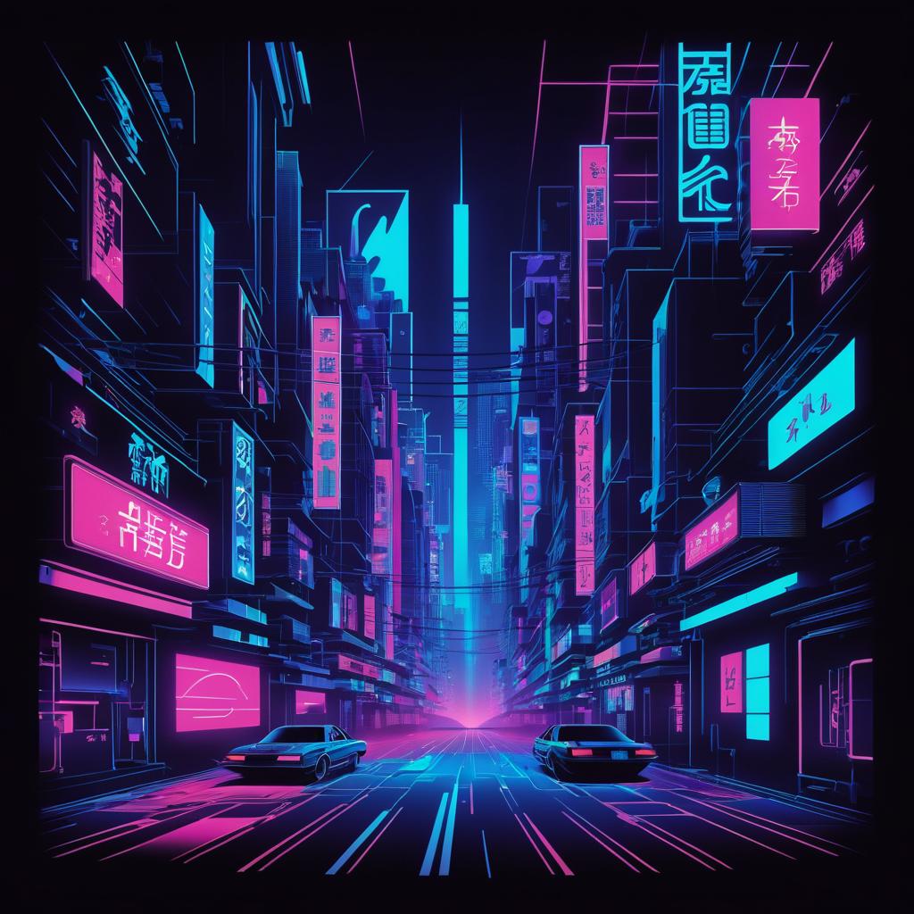 Ethereal Cyberpunk Tokyo Night Vibes