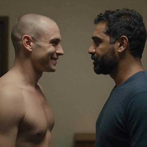 Intimate Encounter in Dim Light