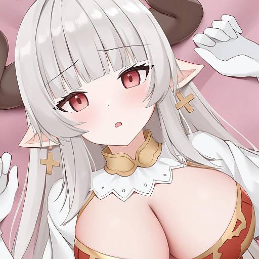 Illustration of Alicia (granblue fantasy), granblue fantasy in the style of Kamu (geeenius)