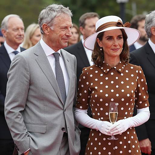 Elegant Couple at a Formal Event
