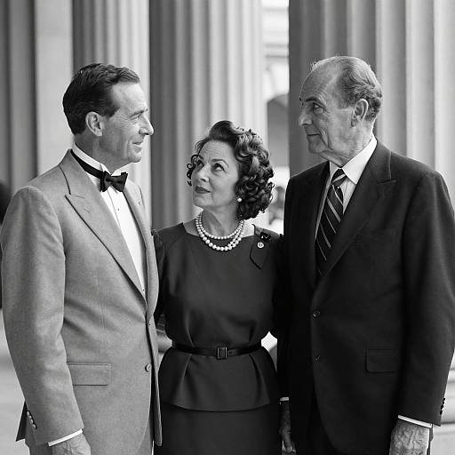 Elegant Formal Portrait with Architectural Backdrop