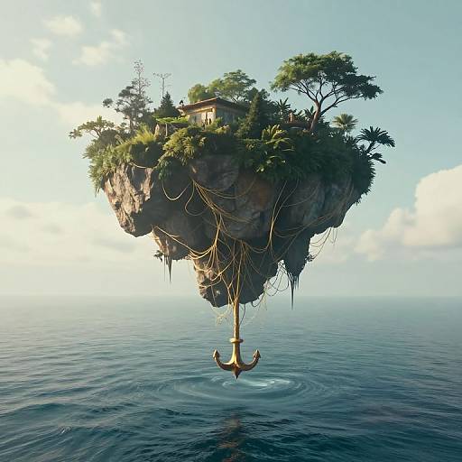 Floating Islands Between Sky and Sea