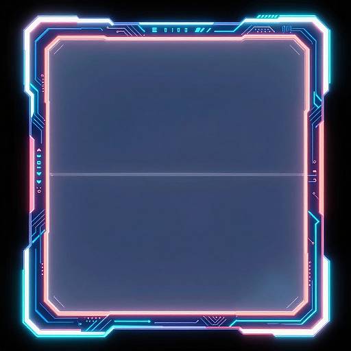 Futuristic Cyberpunk TCG Card Template