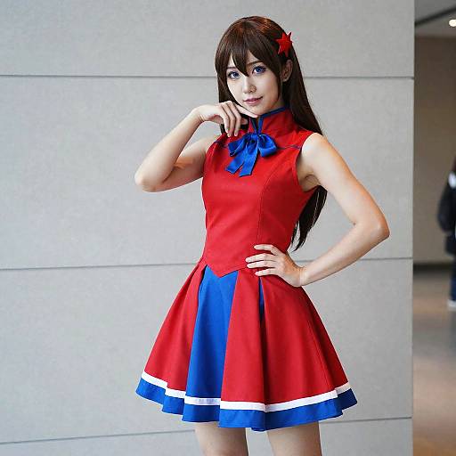 Peacemaker Woman Cosplay Pose