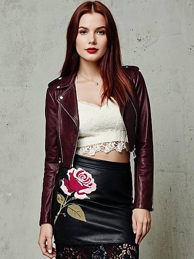 Chic Edgy Fashion Photography of Woman