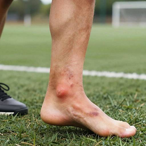 Hyper-Realistic Sprained Ankle Injury