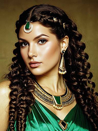 Realistic Cleopatra Costume Portrait