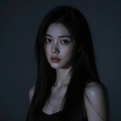 Photorealistic Portrait in Low Key Lighting